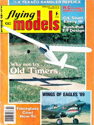 Flying Models February 1990