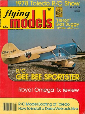 Flying Models July 1978