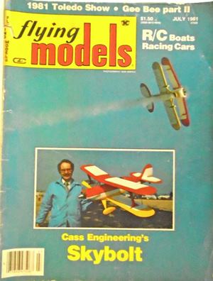 Flying Models July 1981