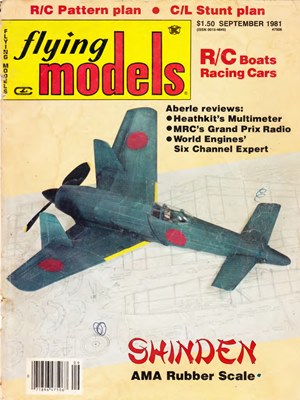 Flying Models September 1981