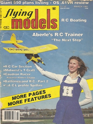 Flying Models March 1981