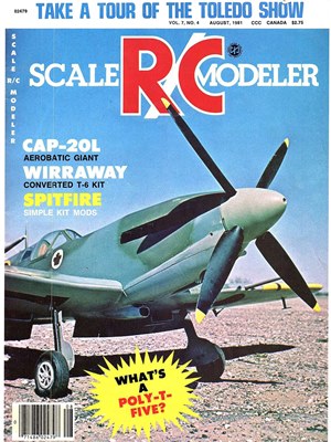 Scale RC Modeler August 1981