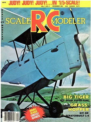 Scale RC Modeler December 1981