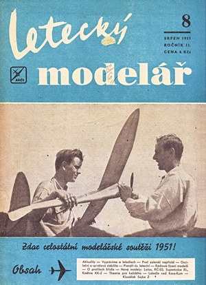 Letecky Modelar  August 1951