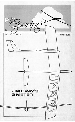 RC Soaring Digest March 1986