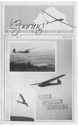 RC Soaring Digest March 1987