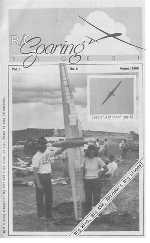 RC Soaring Digest August 1988
