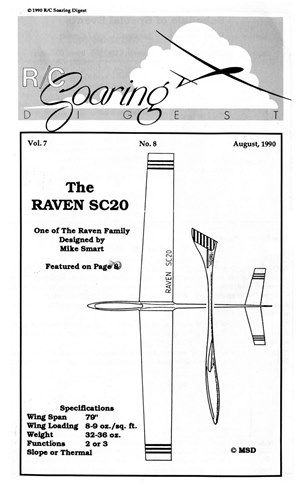 RC Soaring Digest August 1990