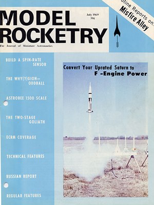 Model Rocketry July 1969