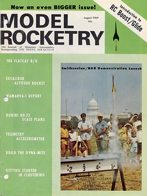 Model Rocketry August 1969