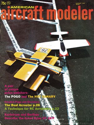 American Aircraft Modeler August 1971