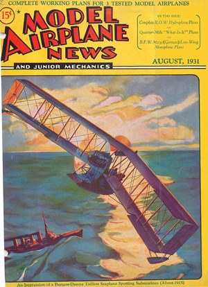 Model Airplane News August 1931
