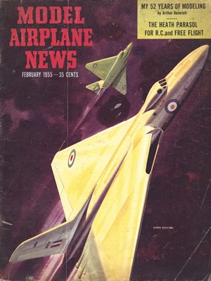 Model Airplane News February 1955