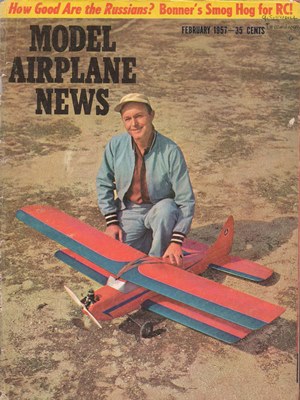 Model Airplane News February 1957