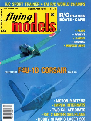 Flying Models February 1984