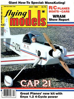 Flying Models July 1984