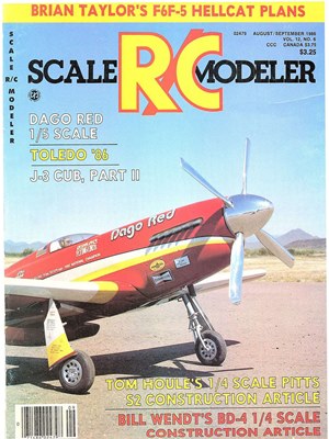 Scale RC Modeler August 1986