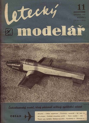 Letecky Modelar  November 1950