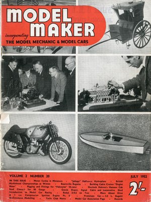 Model Maker July 1952