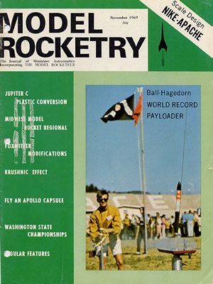 Model Rocketry November 1969