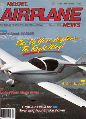 Model Airplane News March 1986